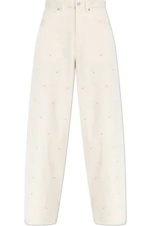 Marni Femme, Jeans, , Taille: 36 FR Pantalon avec motif brodé