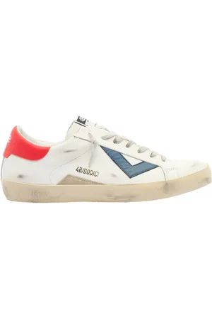 4b12 Homme, Chaussures, Multicolore, Taille: 43 EU Baskets blanches pour homme