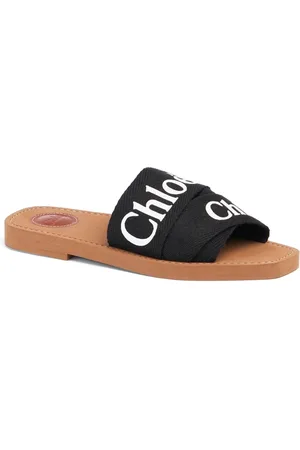 Chloé Femme, Chaussures, Noir, Taille: 35 EU Sandales noires pour femmes