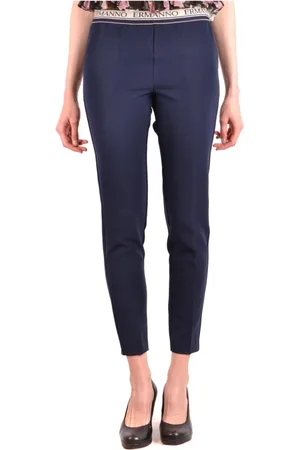 ERMANNO SCERVINO Femme, Pantalons, Bleu, Taille: 36 FR Pantalon en Denim Décontracté