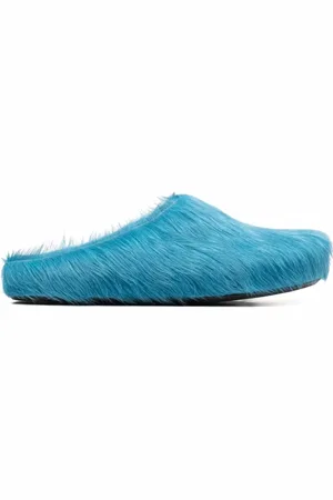 Marni Homme, Chaussures, Bleu, Taille: 41 EU Sabots Confortables