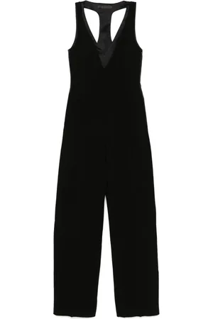 Max Mara Femme, Combinaisons et Ensembles, Noir, Taille: 36 FR Combinaison noire avec fermeture éclair latérale cachée