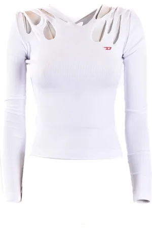 Diesel Femme, Tops, Blanc, Taille: 40 FR Hauts élégants pour toutes occasions