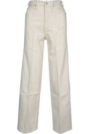 Calvin Klein Femme, Pantalons, , Taille: W28 Pantalon large en lin écru