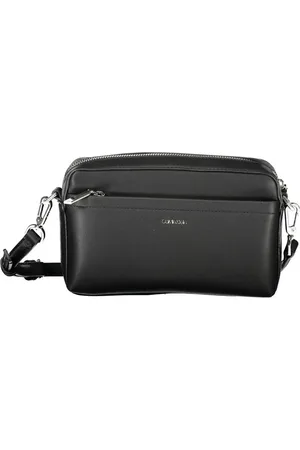 Calvin Klein Femme, Sacs, Noir, Taille: ONE Size Sac à main en polyester noir pour femme