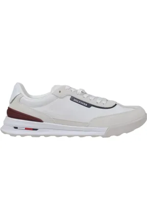 Tommy Hilfiger Homme, Chaussures, Blanc, Taille: 43 EU Baskets Homme Retro Runner Seasonal