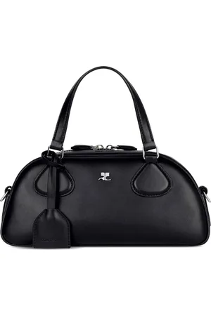 Courrèges Femme, Sacs, Noir, Taille: ONE Size Sac à main noir pour femmes