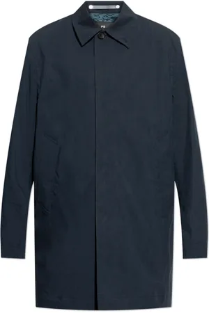 Paul Smith Homme, Manteaux, Bleu, Taille: M Manteau avec col