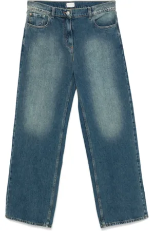 MAGDA BUTRYM Femme, Jeans, Bleu, Taille: 42 FR Pantalon en denim bleu