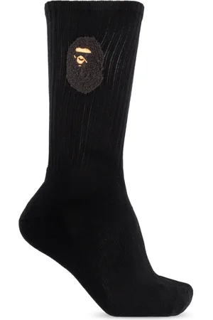 A Bathing Ape Homme, Sous-vêtements, Noir, Taille: M Chaussettes avec logo