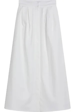 Max Mara Femme, Jupes, Blanc, Taille: 40 FR Jupe longue au style moderne