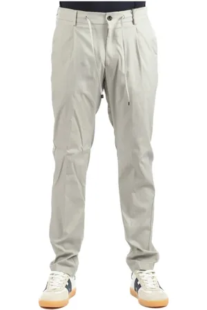 Berwich Homme, Pantalons, Gris, Taille: XS Pantalon élégant pour hommes