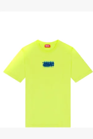 Diesel Homme, Tops, Jaune, Taille: XL T-shirts élégants pour Hommes et Femmes