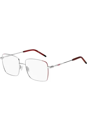 HUGO BOSS Femme, Accessoires, Gris, Taille: ONE Size Lunettes à Monture en Métal Argent Style Élégant
