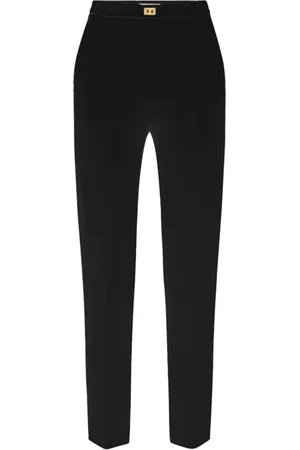Elisabetta Franchi Femme, Pantalons, Noir, Taille: 40 FR Pantalon Chic pour Femmes
