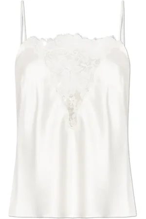 LOVESHACKFANCY Femme, Tops, Blanc, Taille: 38 FR Top Constantina