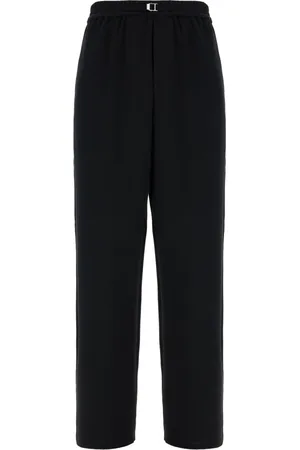 Ami Homme, Pantalons, Noir, Taille: L Pantalon droit en coton pour homme