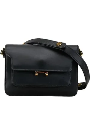 Marni Femme, Pre-owned, Noir, Taille: ONE Size Pre-owned Cuir sacs-ports-paule