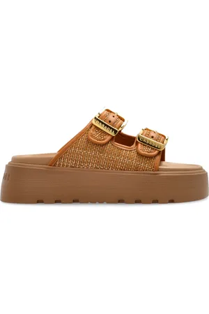 Casadei Femme, Chaussures, Brun, Taille: 41 EU Sandales à plateforme