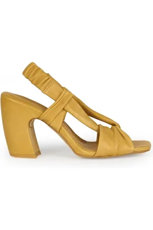 Cortana Femme, Chaussures, Jaune, Taille: 39 EU Costa, sandale en cuir moutarde