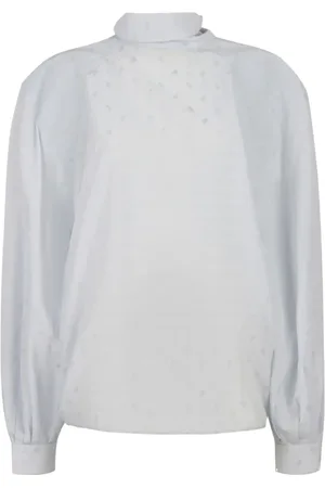 Marni Femme, Blouses et Chemises, Bleu, Taille: 36 FR Haut Bleu Style Mode