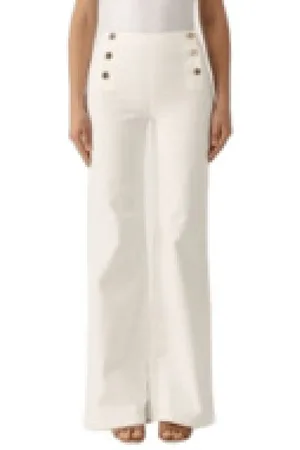 Twin-Set Femme, Jeans, Blanc, Taille: W25 Pantalon Large Neve