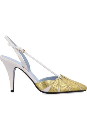 VALENTINO GARAVANI Femme, Chaussures, Multicolore, Taille: 36 EU Motif Feuille Escarpins