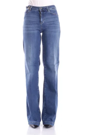 Liu Jo Femme, Jeans, Bleu, Taille: W26 Logo Dos Fermeture éclair Jeans Regular Fit