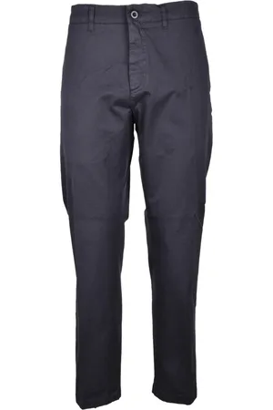 DEPARTMENT FIVE Homme, Pantalons, Bleu, Taille: W30 Pantalon en mélange de coton