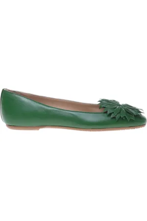 BALDININI Femme, Chaussures, Vert, Taille: 36 EU nappa leather ballerina