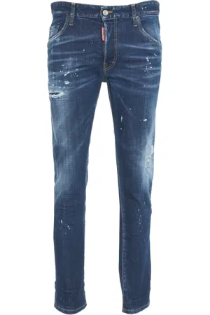 Dsquared2 Homme, Jeans, Bleu, Taille: S Jean Skater Bleu Avec Effet Usé