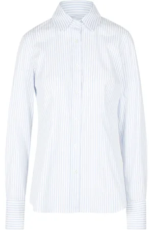 Mauro Grifoni Femme, Blouses et Chemises, Blanc, Taille: 38 FR Chemise en Popeline