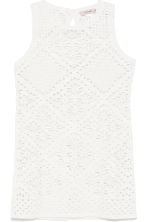 Twin-Set Femme, Robes, Blanc, Taille: 42 FR Ensemble de Robes Élégantes pour Femmes