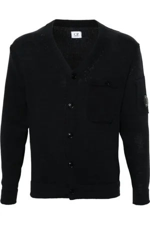 C.P. Company Homme, Pulls, Noir, Taille: L Veste Cardigan Homme