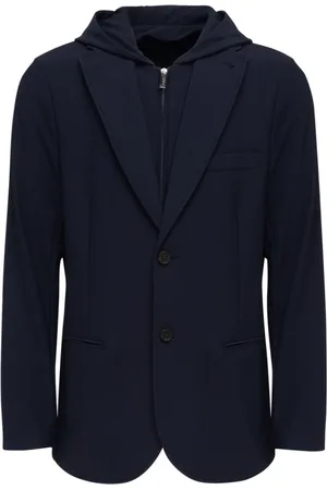 Emporio Armani Homme, Vestes, Bleu, Taille: XL Blazer Iconique Bleu