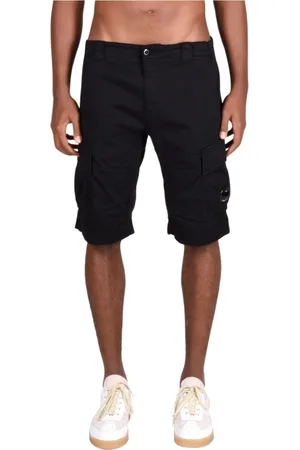 C.P. Company Homme, Shorts, Noir, Taille: M Shorts en mélange de coton stretch