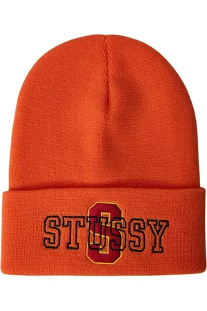 STUSSY Homme, Accessoires, , Taille: ONE Size Bonnet Beanie avec Logo Tricoté