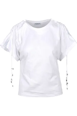 Dondup Femme, Tops, Blanc, Taille: 38 FR Tshirt