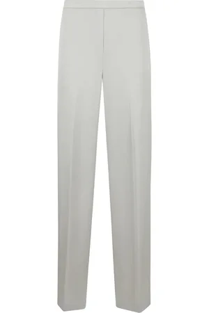 THEORY Femme, Pantalons, Blanc, Taille: 38 FR Pantalon taille haute avec poches latérales