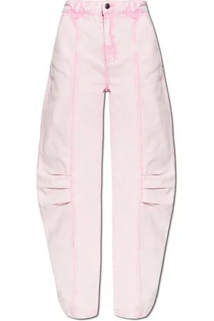 ROTATE Femme, Jeans, Rose, Taille: 40 FR Jean avec logo