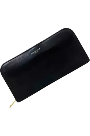 Saint Laurent Femme, Pre-owned, Noir, Taille: ONE Size Pre-owned Cuir petite-maroquinerie