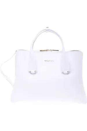 BALDININI Femme, Sacs, Blanc, Taille: ONE Size leather handbag