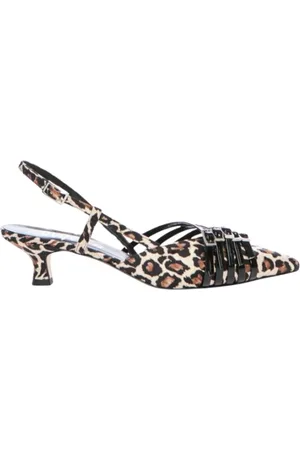 OVYE Femme, Chaussures, Brun, Taille: 38 EU Slingback en microfibre avec talon de 4 cm