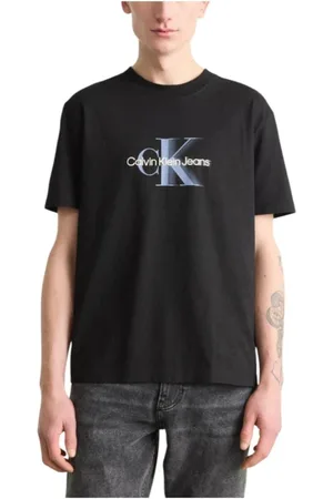 Calvin Klein Homme, Tops, Noir, Taille: S Monologo Shift T-shirt