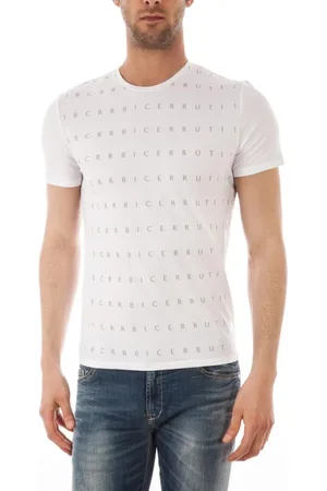 Cerruti 1881 Homme, Tops, Blanc, Taille: S Portefeuille en Cuir Blanc