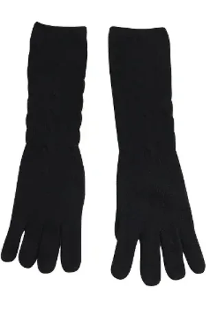 Ralph Lauren Femme, Pre-owned, Noir, Taille: ONE Size Pre-owned Laine gants