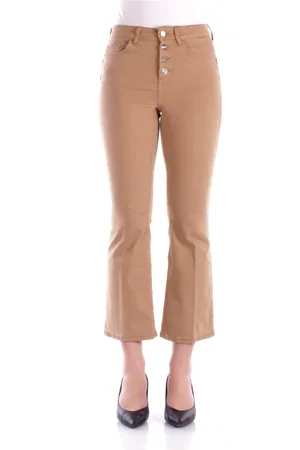 Liu Jo Femme, Pantalons, Brun, Taille: W33 Slim Fit Logo Jeans