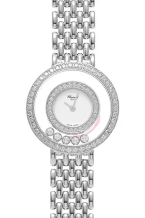 Chopard Femme, Pre-owned, Blanc, Taille: ONE Size Pre-owned Or blanc montres
