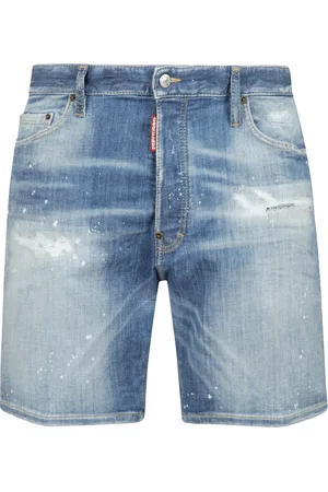 Dsquared2 Homme, Shorts, Bleu, Taille: S Bermuda en Denim avec Style Urbain