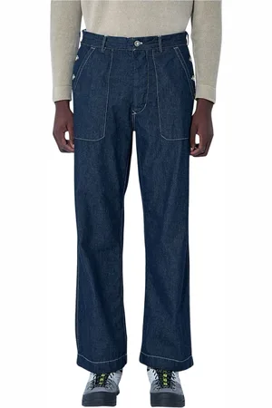 C.P. Company Homme, Jeans, Bleu, Taille: XS Pantalon en Denim avec Style Mi-Hauteur